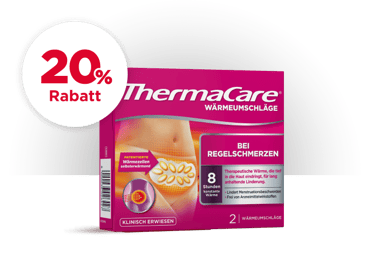 Produktbild ThermaCare® Wärmeauflage bei Regelschmerzen