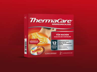 Produktbild der ThermaCare Wärmeauflagen für Nacken & Schulter